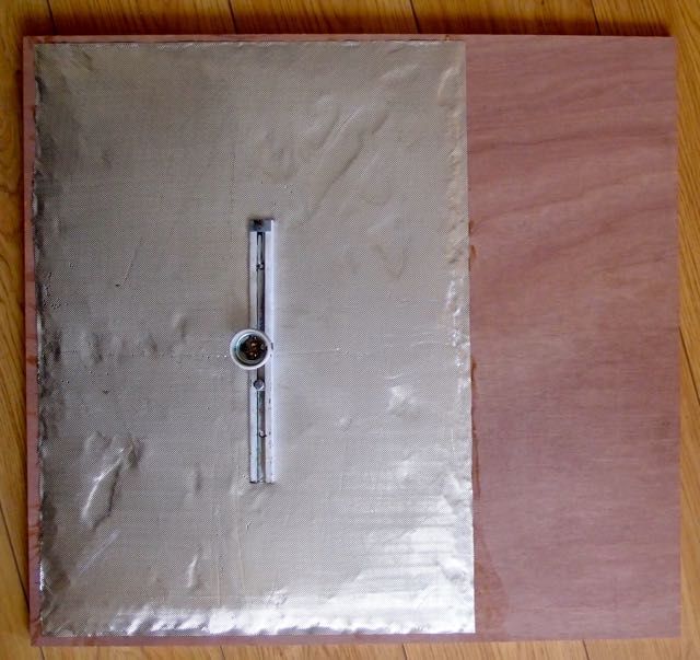 Mylar, riel en el techo